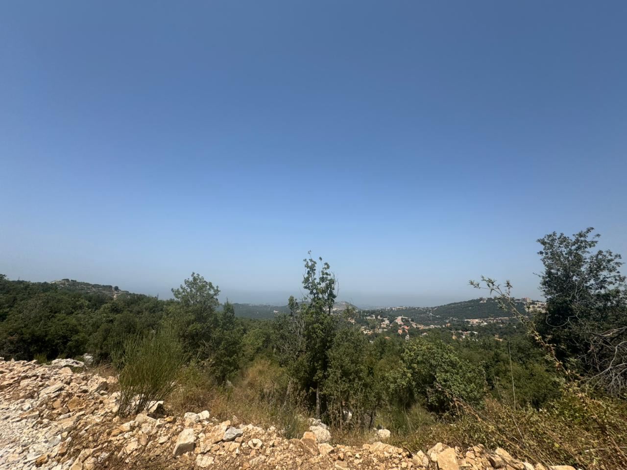 Sea-view land for sale in Mechmech, Jbeil