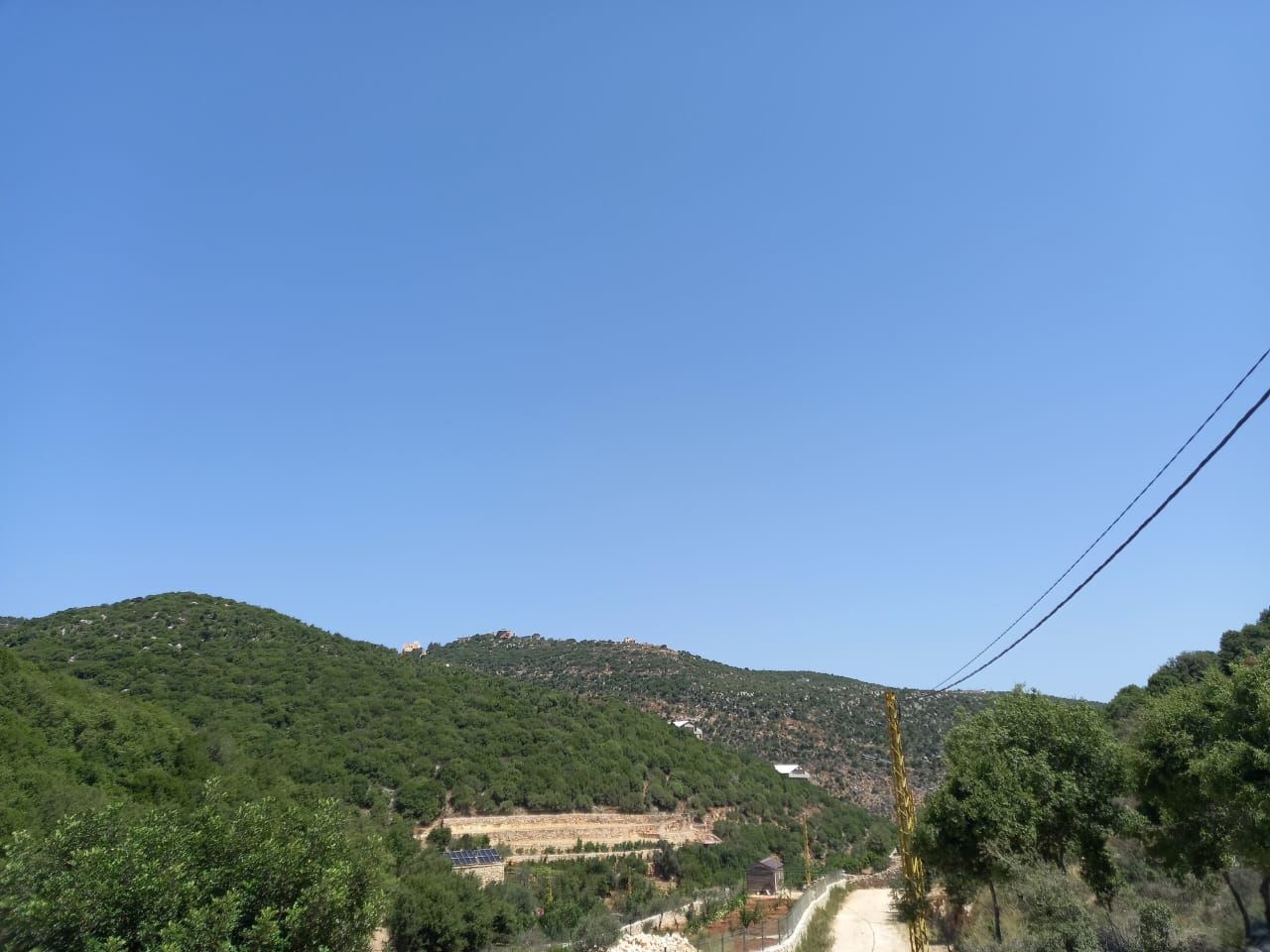 Land with a mountain view for sale in Batroun