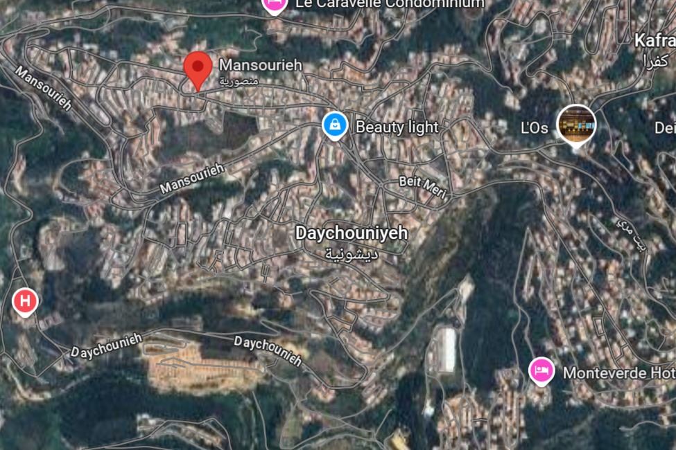 Land with a mountain view for sale in Mansourieh, Metn