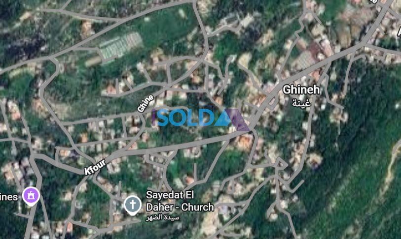 Land with a mountain view for sale in Ghine, Keserwan