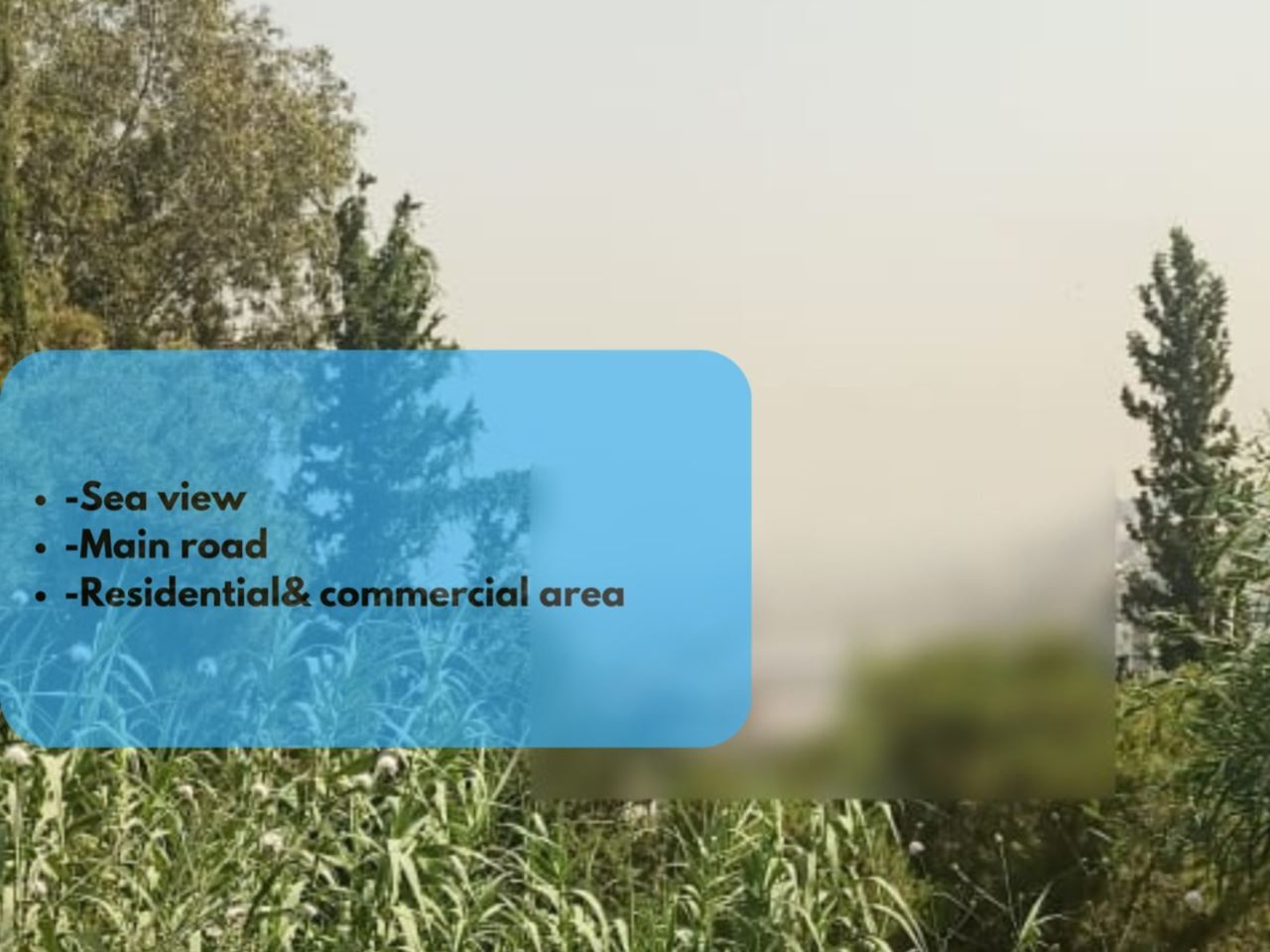 Sea-view land for sale in Fanar, Metn