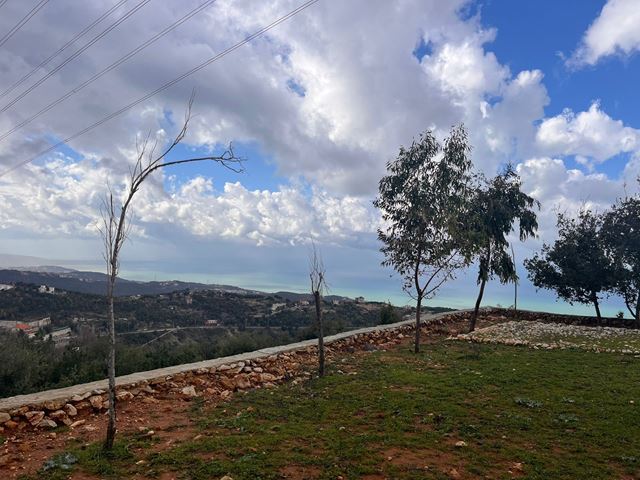 Sea-view land for sale in Ras osta, Jbeil