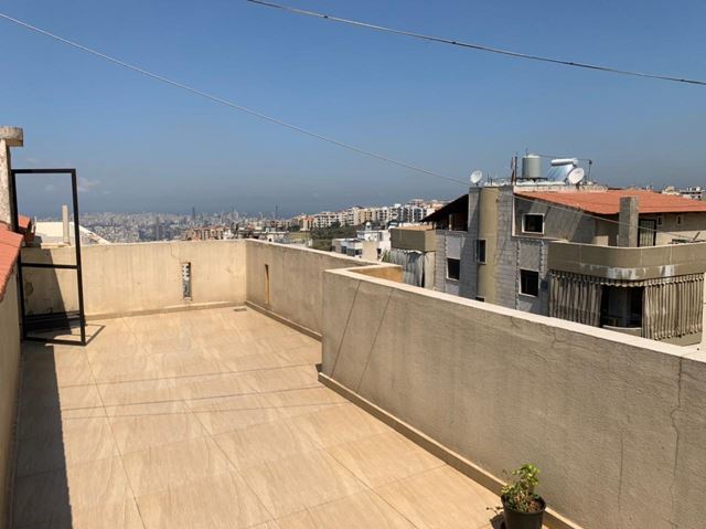 Sea-view apartment for rent in Mansourieh, Metn