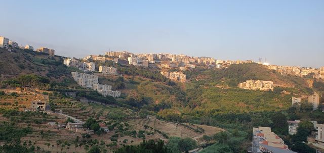 Land with a mountain view for sale in Hazmieh, Baabda