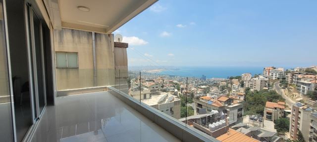 Sea-view apartment for rent in Rabieh, Metn