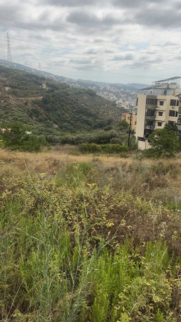 أرض بإطلالة على الجبل للبيع في بسوس، عاليه - صورة 3