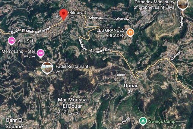 Land for sale in Bikfaya, Metn