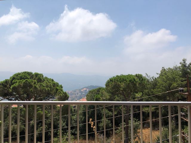 Apartment with a mountain view for sale in Daher El Souwwan, Metn