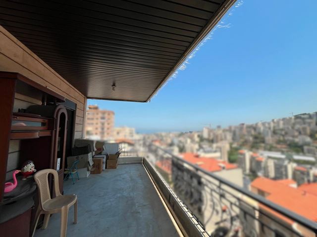 Sea-view apartment for rent in Ant Elias, Metn