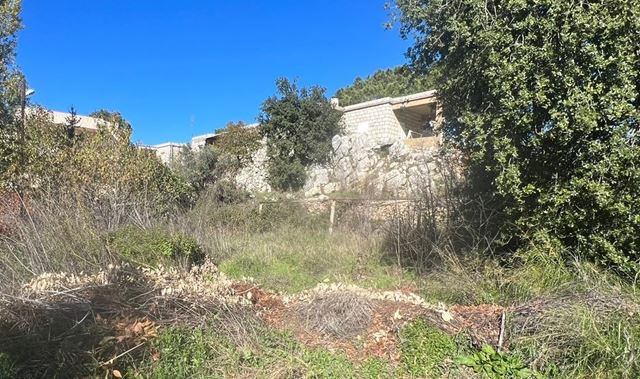 Land with a mountain view for sale in Ghine, Keserwan