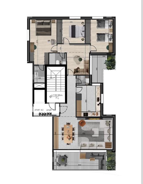 Apartment for sale in Zouk mikhayel, Keserwan - photo 3