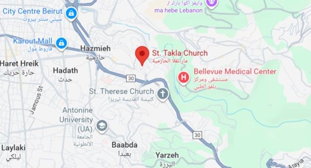 أرض بإطلالة على الجبل للبيع في مار تقلا، بعبدا