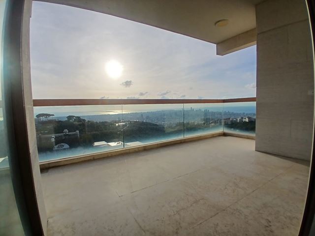 Apartment with a terrace for sale in Ain Saade, Metn