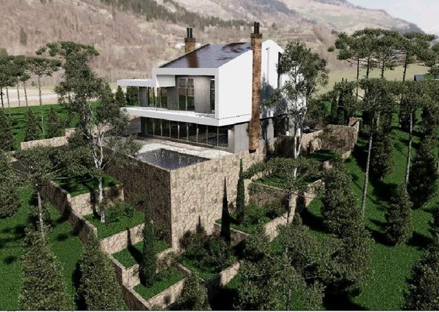 أرض بإطلالة على الجبل للبيع في برمانا، المتن