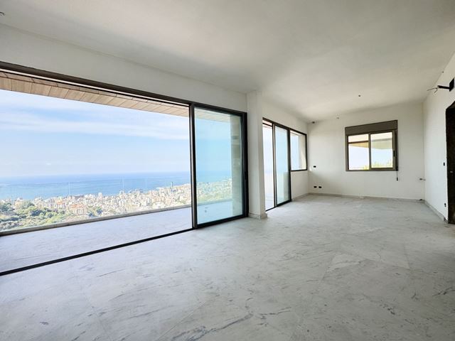 Sea-view apartment for sale in Bsalim, Metn